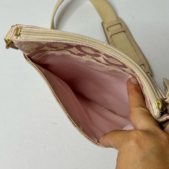 Coach Parker Op Art Swingpack Crossbody Shoulder Bag RS/Pink Rose Gold 42531 - Picture 5 of 12